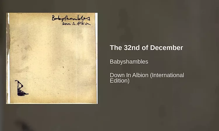 Babyshambles - The 32nd of December