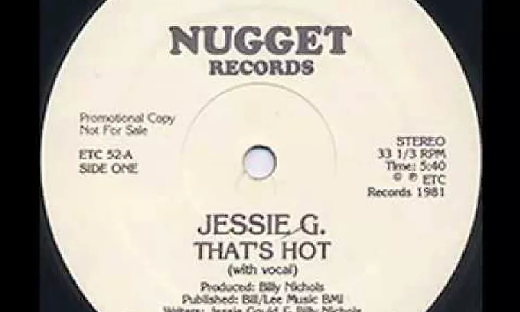 JESSE G. - That's Hot (B-Side / Inst-Dub)