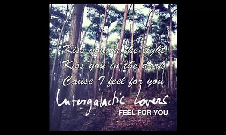 Intergalactic Lovers - Feel For You - Official Lyric Video