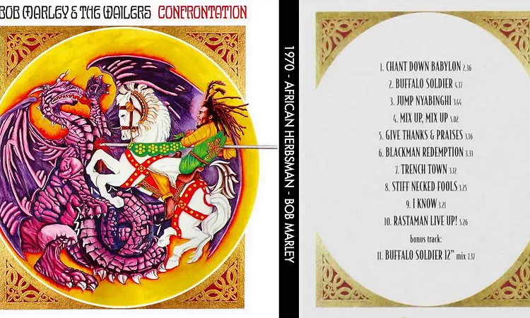 Bob Marley And The Wailers Confrontation 1983 Full Album Cover
