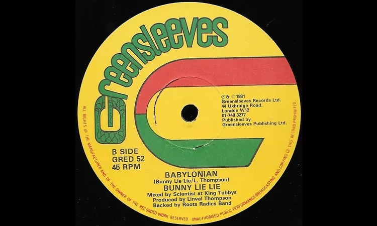 BUNNY LIE LIE ? Babylonian {GREENSLEEVES 12inch 1981}